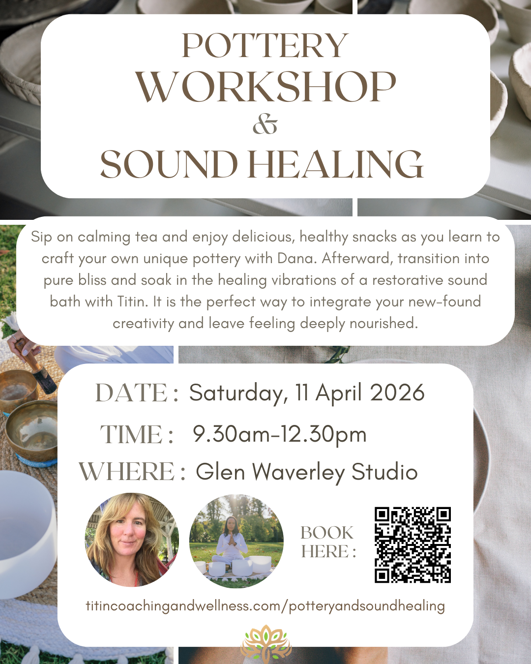 Pottery Workshop & Soundhealing with Dana & Titin
